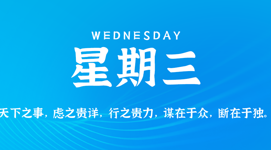 08日06日，星期三，在这里每天60秒读懂世界！